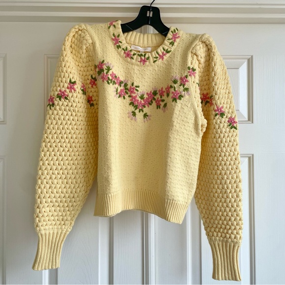 LOVESHACKFANCY Embroidered Sweater - Picture 10 of 16